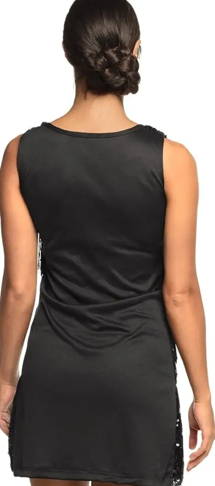 Adult dress flapper chicago black (m)