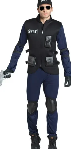 Aikuisten asu swat-agentti m/l