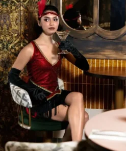 Aikuisten puku flapper evelyn (44/46)