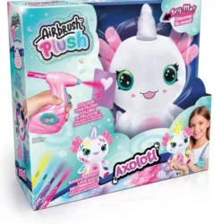 Airbrush plush axolotlcorn