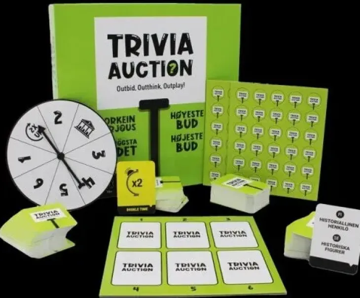 Amo games trivia auction