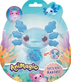 Animagic lets glo axolotl sininen