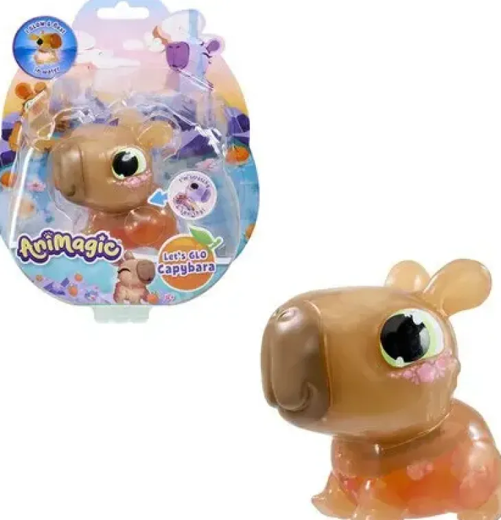 Animagic let´s glo capybara ruskea