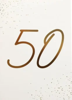 A4 onnittelukortti 50