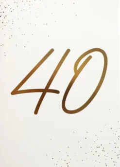 A4 onnittelukortti 40