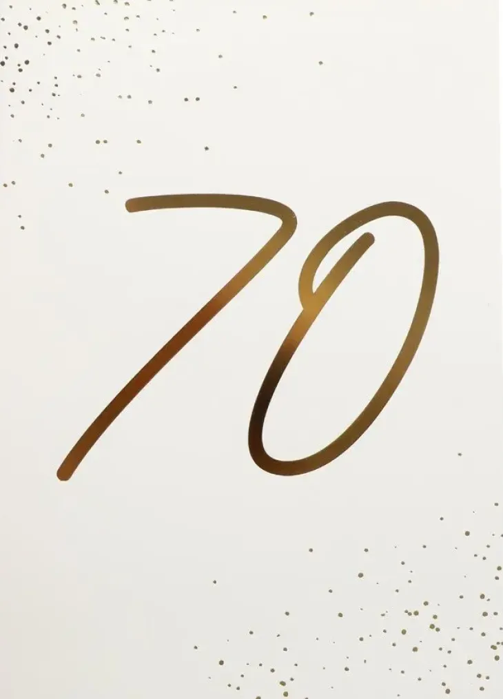 A4 onnittelukortti 70