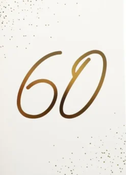 A4 onnittelukortti 60