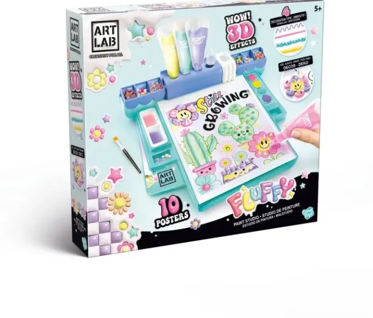 Art lab fluffy paint studio