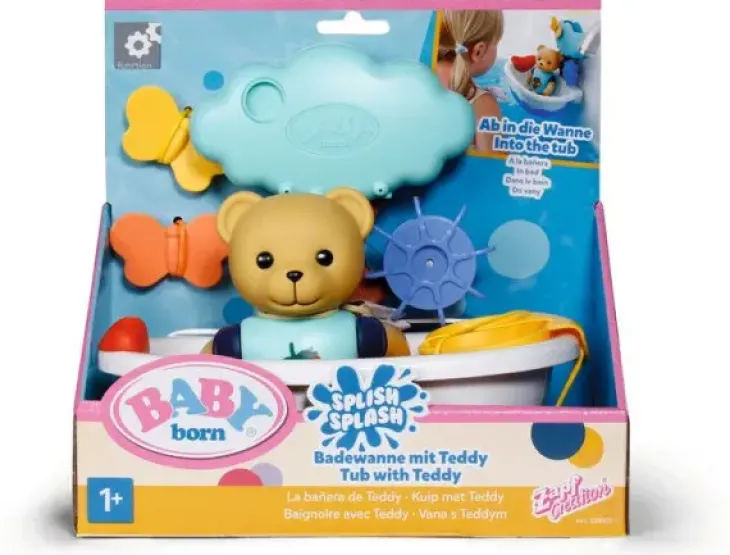 Baby born amme ja nalle kylpylelu