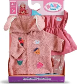 Baby born coat & dress 43 cm