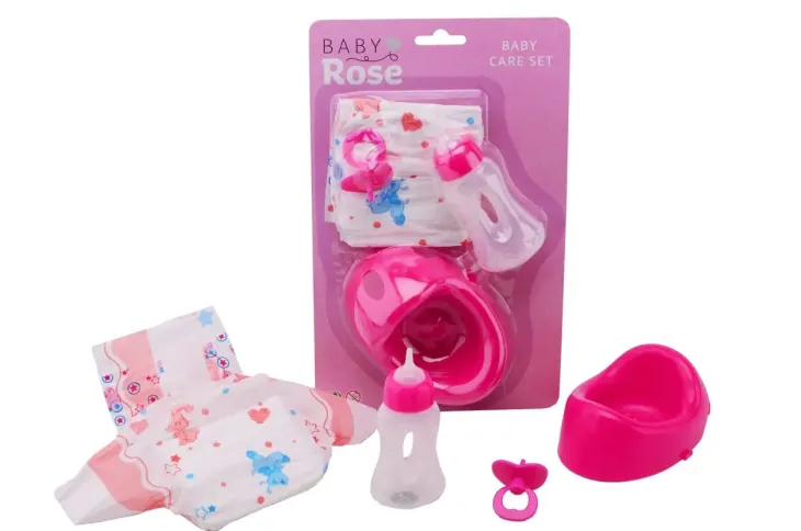 Baby rose hoitotarvikkeet ja potta
