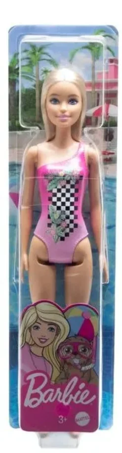 Barbie beach nukke vaal. pun. uimapuku