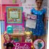 Barbie career opettaja ruskeat hiukset