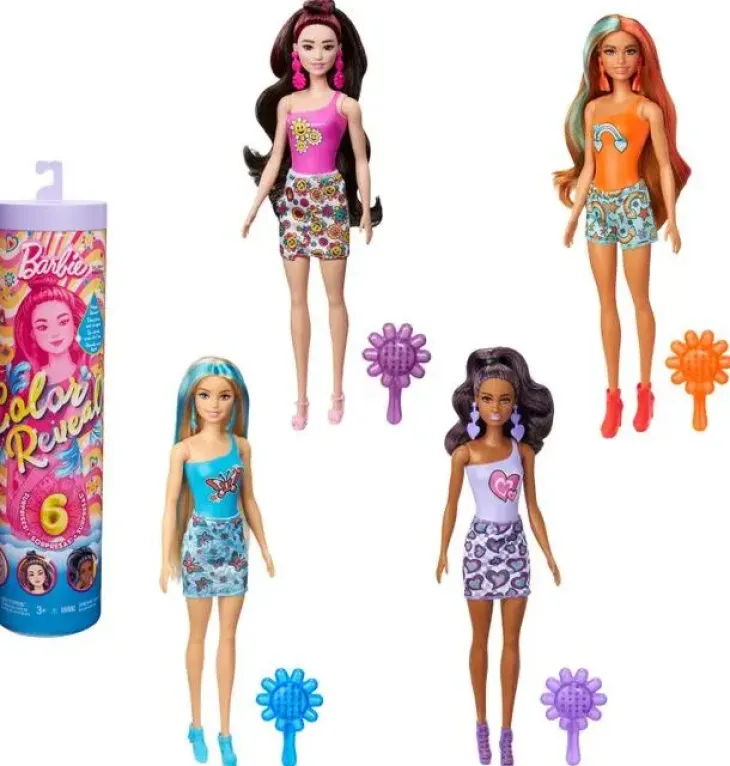 Barbie color reveal rainbow groovy