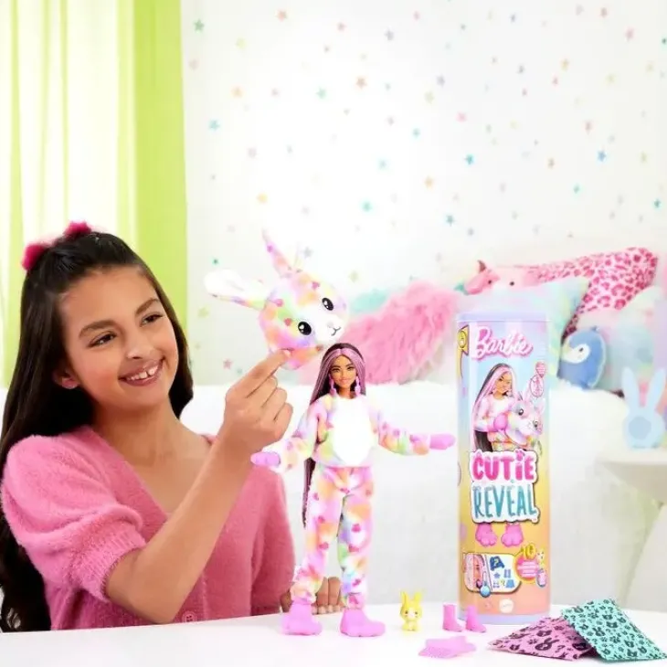 Barbie cutie reveal color dreams bunny