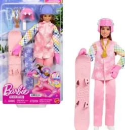 Barbie deluxe lumilautailija