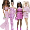 Barbie deluxe style pink rose denim