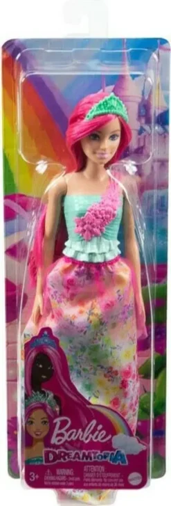 Barbie dreamtopia prinsessa pinkit hiuks