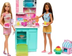 Barbie friends baking party celebration