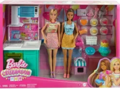 Barbie friends baking party celebration