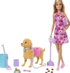 Barbie malibu walk & potty pup