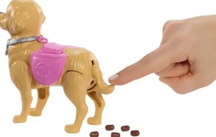 Barbie malibu walk & potty pup