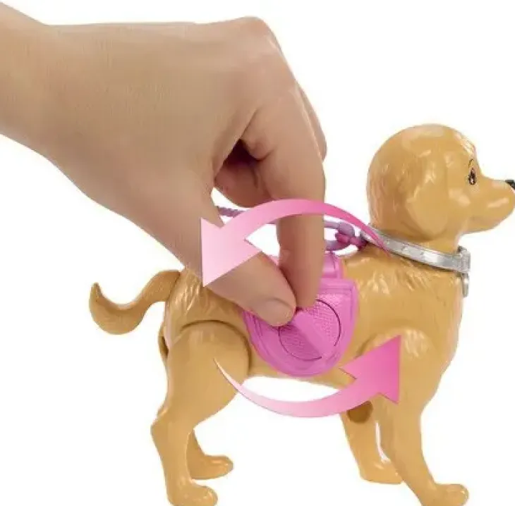 Barbie malibu walk & potty pup