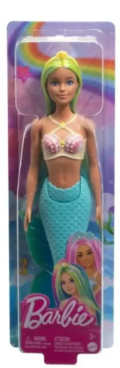 Barbie merenneito pinkki-lila hiukset