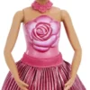 Barbie petal pop red rose