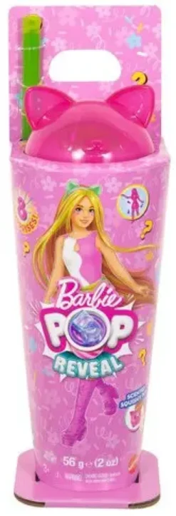 Barbie pop reveal animal party kissa