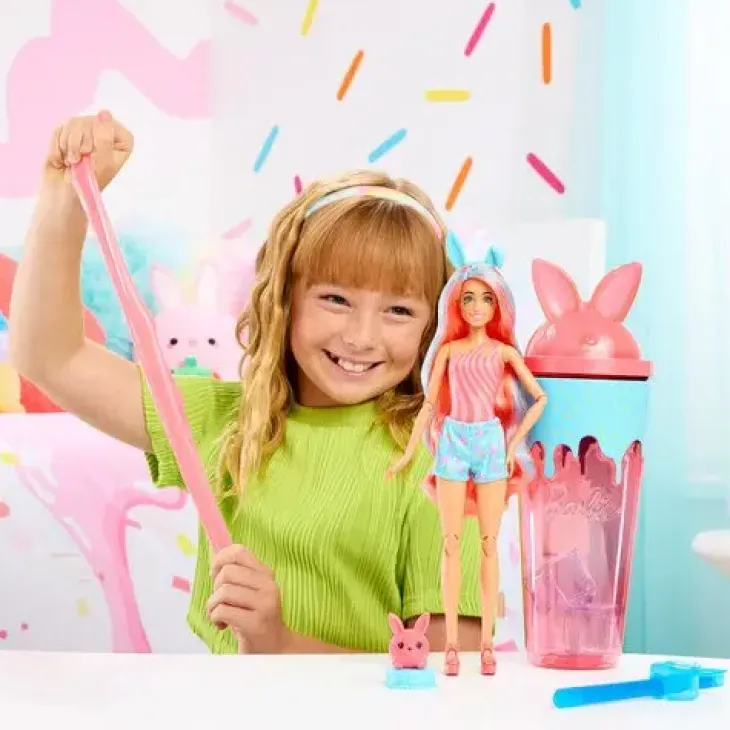 Barbie pop reveal animal party pupu