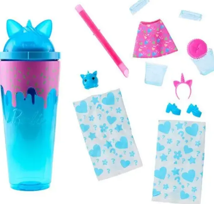 Barbie pop reveal animal party yksisarvi