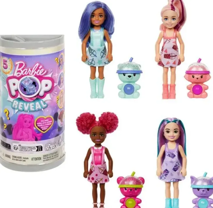 Barbie pop reveal chelsea boba