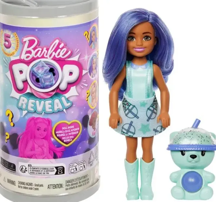 Barbie pop reveal chelsea boba