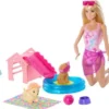Barbie puppy pool party