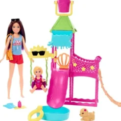 Barbie skipper vesipuistossa