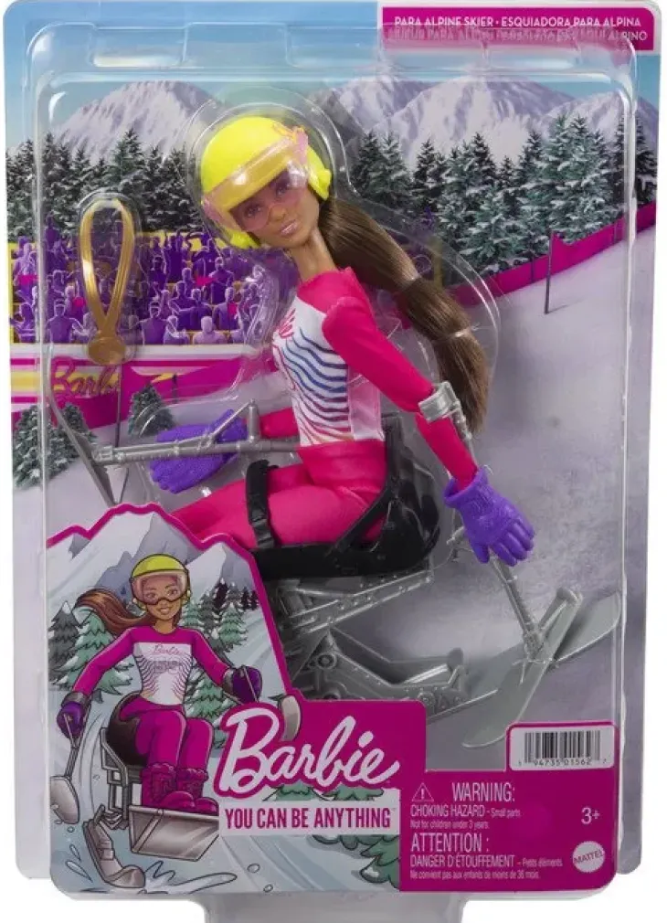 Barbie winter sports para alppihiihtäjä