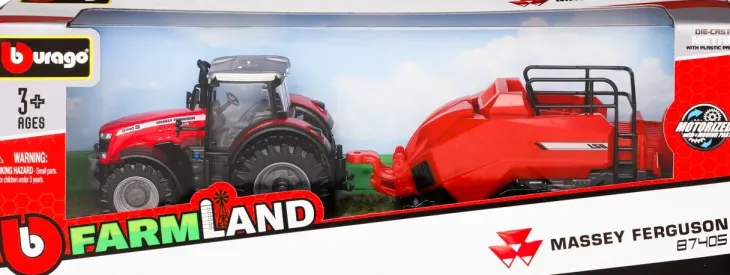 Bburago traktori ja deluxe traileri