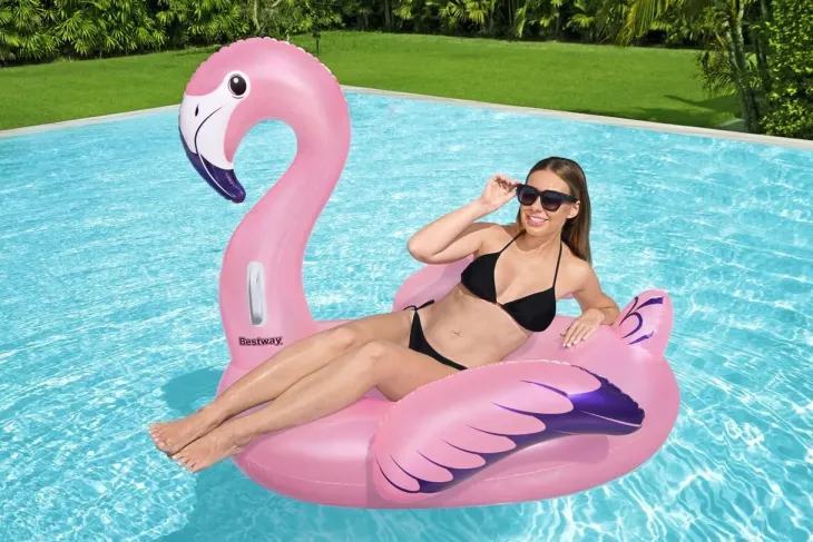 Bestway flamingo uimalautta 153x143cm