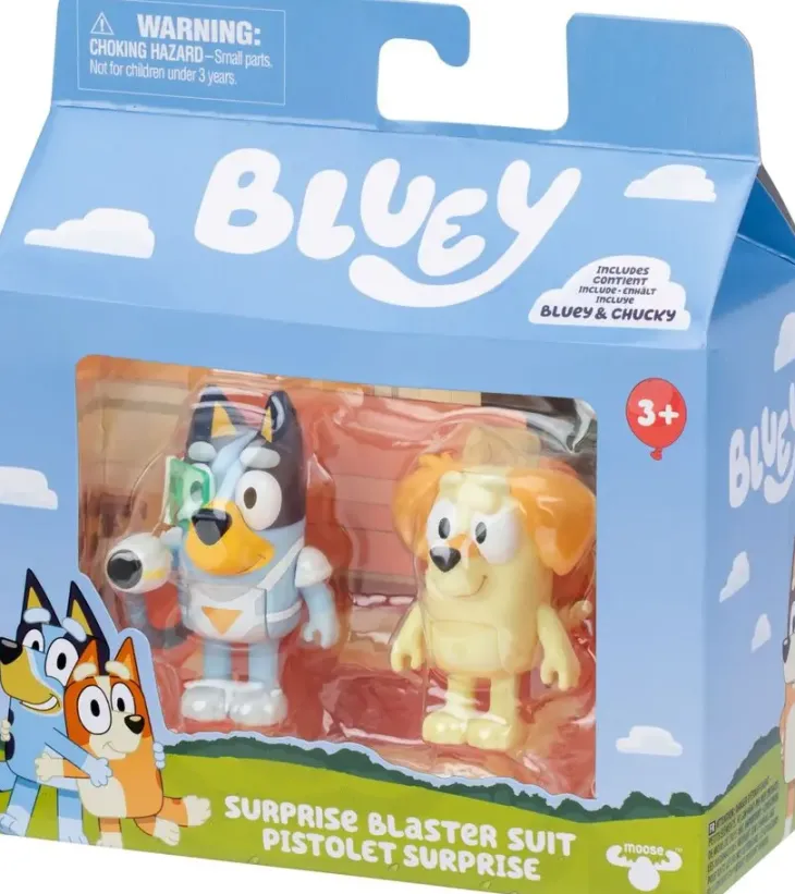 Bluey chilli & bandit figuurit