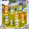 Bluey figures multipack 8 hahmoa