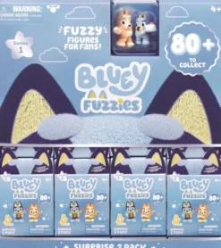 Bluey fuzzies-hahmo 2 kpl