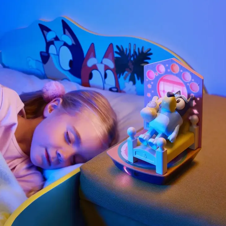 Bluey 3-in-1 yövalo ja uniapu