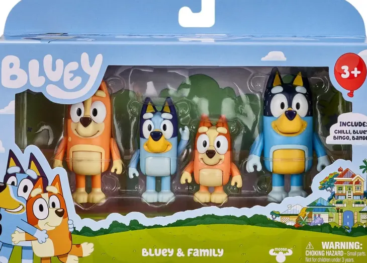 Bluey ja perhe figuuripakkaus