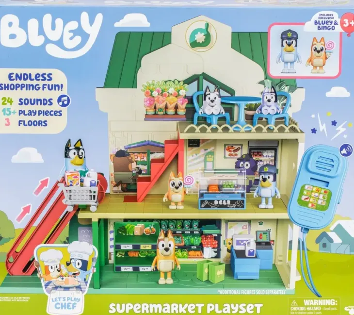 Bluey supermarket leikkisetti 46 x 40 cm