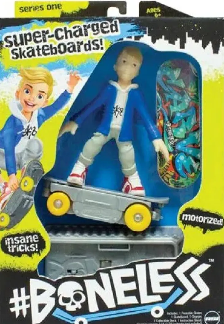 Boneless skeittilauta ja hahmo