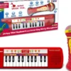 Bontempi kosketinsoitin ja mikrofoni