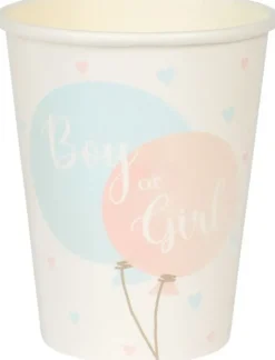 Boy or girl pahvimukit 8 kpl