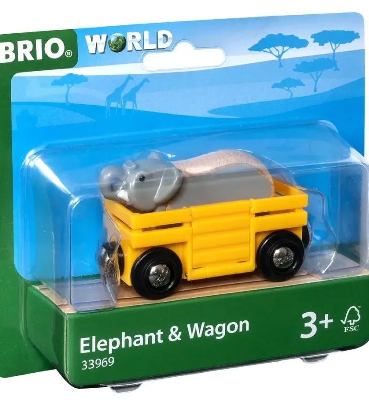 Brio 33969 norsu ja vaunu