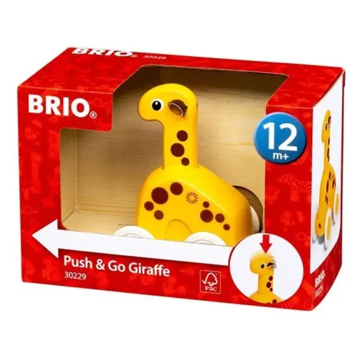 Brio 30229 push&go kirahvi